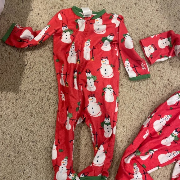 Kids matching holiday Jammies all 3 together - Picture 2 of 6